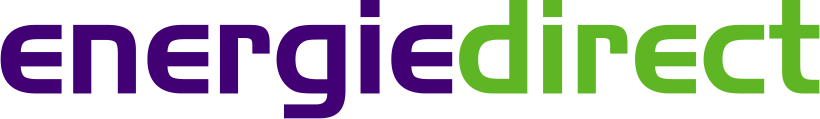 EnergieDirect logo - Online energieleverancier met paarse en groene branding